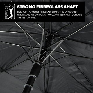 PGA Tour Windproof Double Canopy Regenschirm 62"