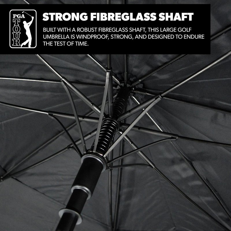 PGA Tour Windproof Double Canopy Regenschirm 62"