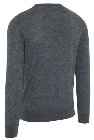 Callaway Crew Neck Merino Mix Herren Pullover, grau