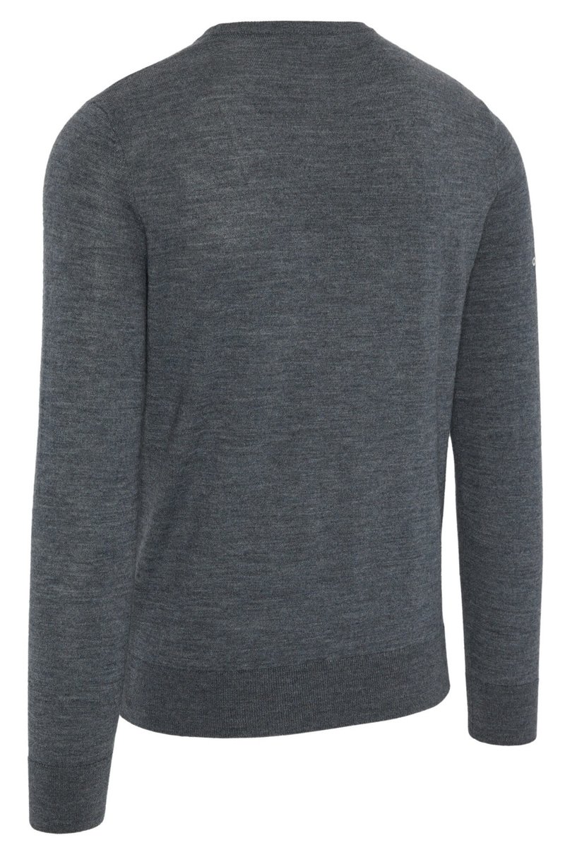 Callaway Crew Neck Merino Mix Herren Pullover, grau