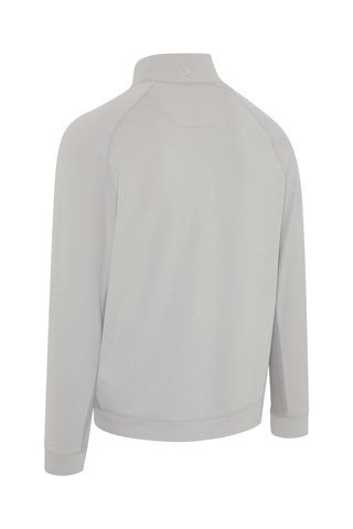 Callaway Brushed Rib 1/4 Zip Herren Sweatshirt, concrete