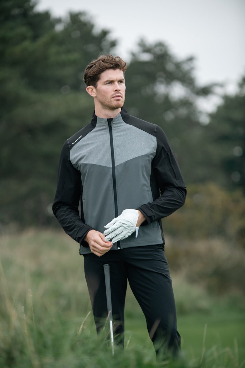 Callaway 1/2 Zip Wind Herrenjacke, caviar
