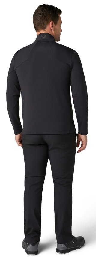 Callaway Mixed Media Full Zip Herrenjacke, caviar