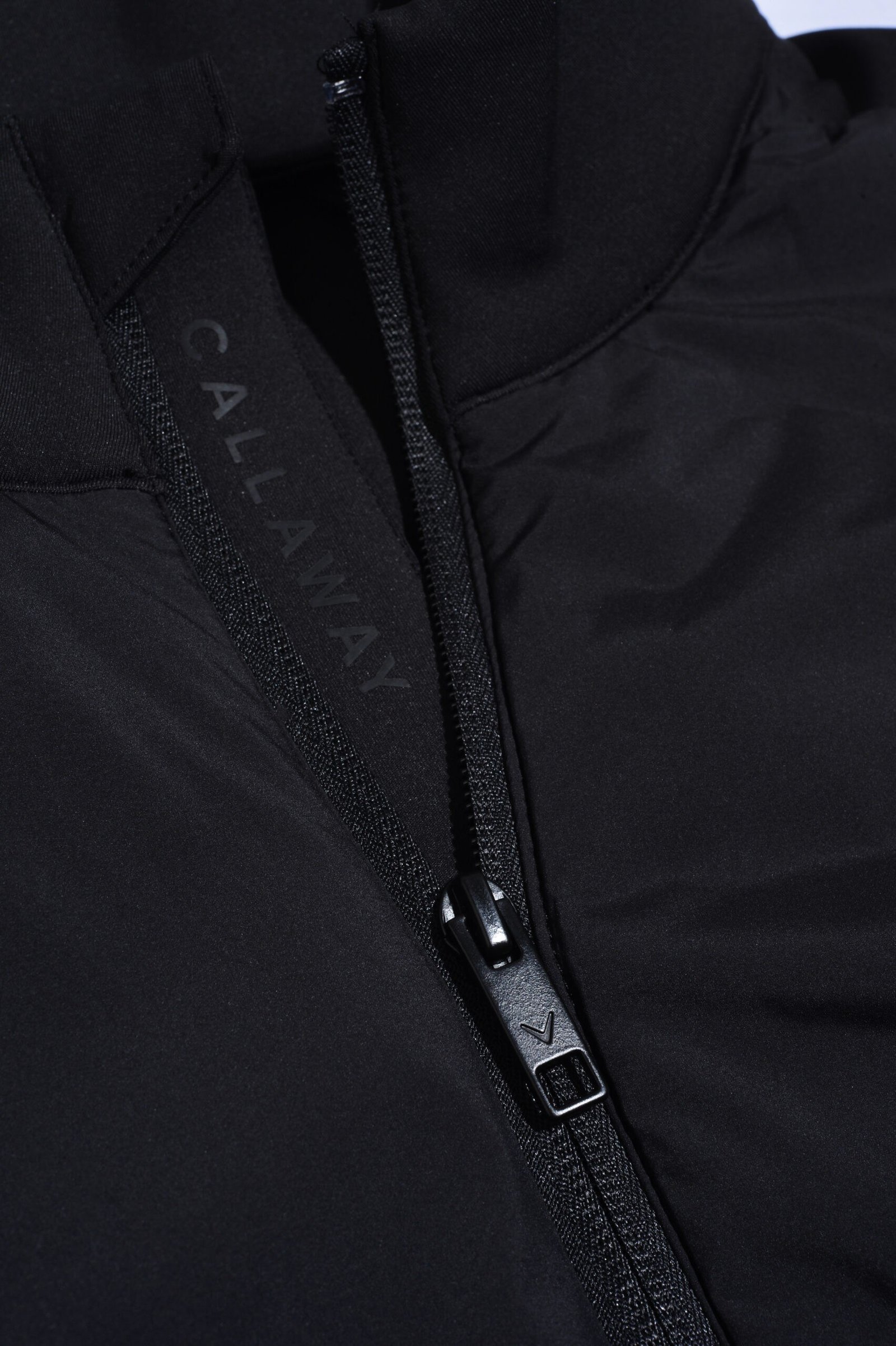 Callaway Mixed Media Full Zip Herrenjacke, caviar