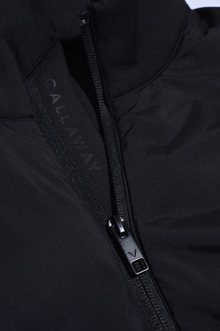 Callaway Mixed Media Full Zip Herrenjacke, caviar