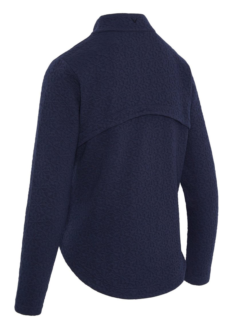 Callaway 1/2 Zip Quilted Knit Damen Sweatshirt, dunkelblau