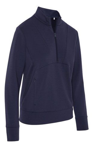 Callaway 1/2 Zip Soft Touch Damen Sweatshirt, dunkelblau