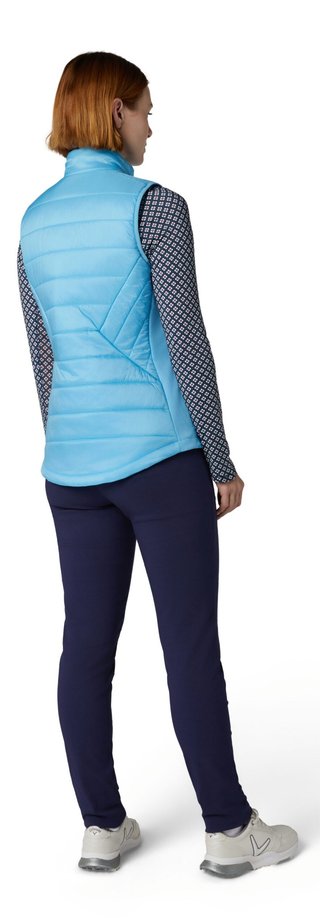 Callaway Quilted Puffer Damen Weste, ether blau