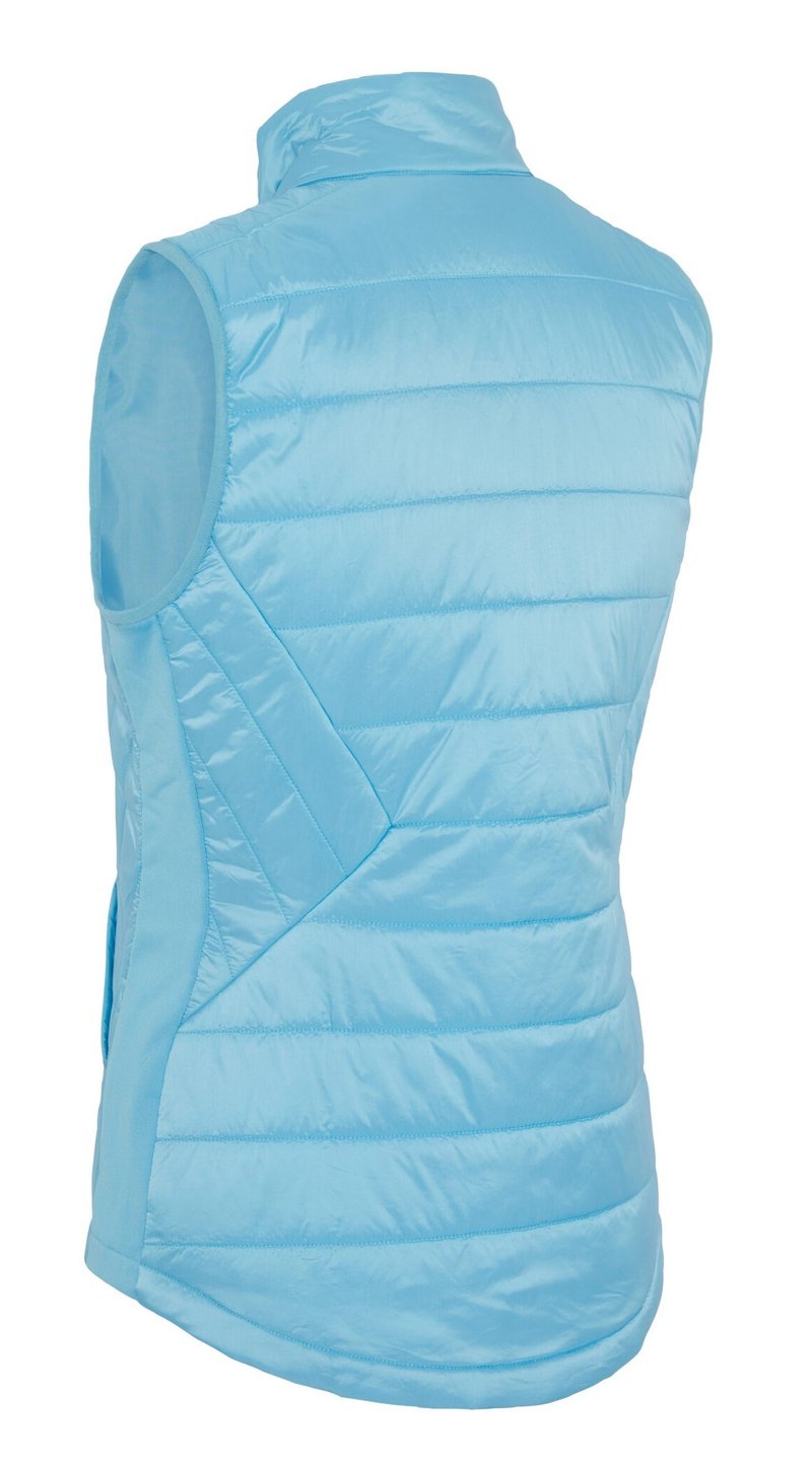 Callaway Quilted Puffer Damen Weste, ether blau