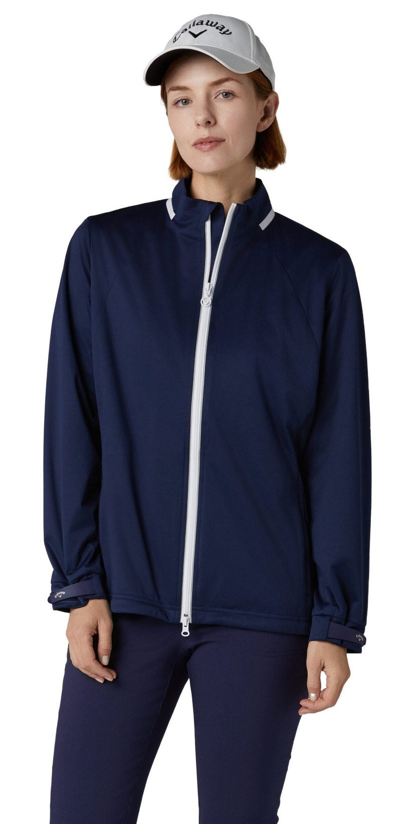 Callaway Wind & Water Resistant Damenjacke, dunkelblau