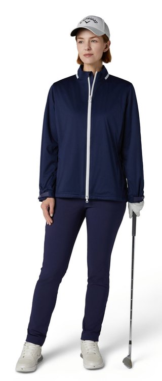 Callaway Wind & Water Resistant Damenjacke, dunkelblau
