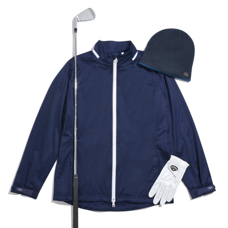 Callaway Wind & Water Resistant Damenjacke, dunkelblau
