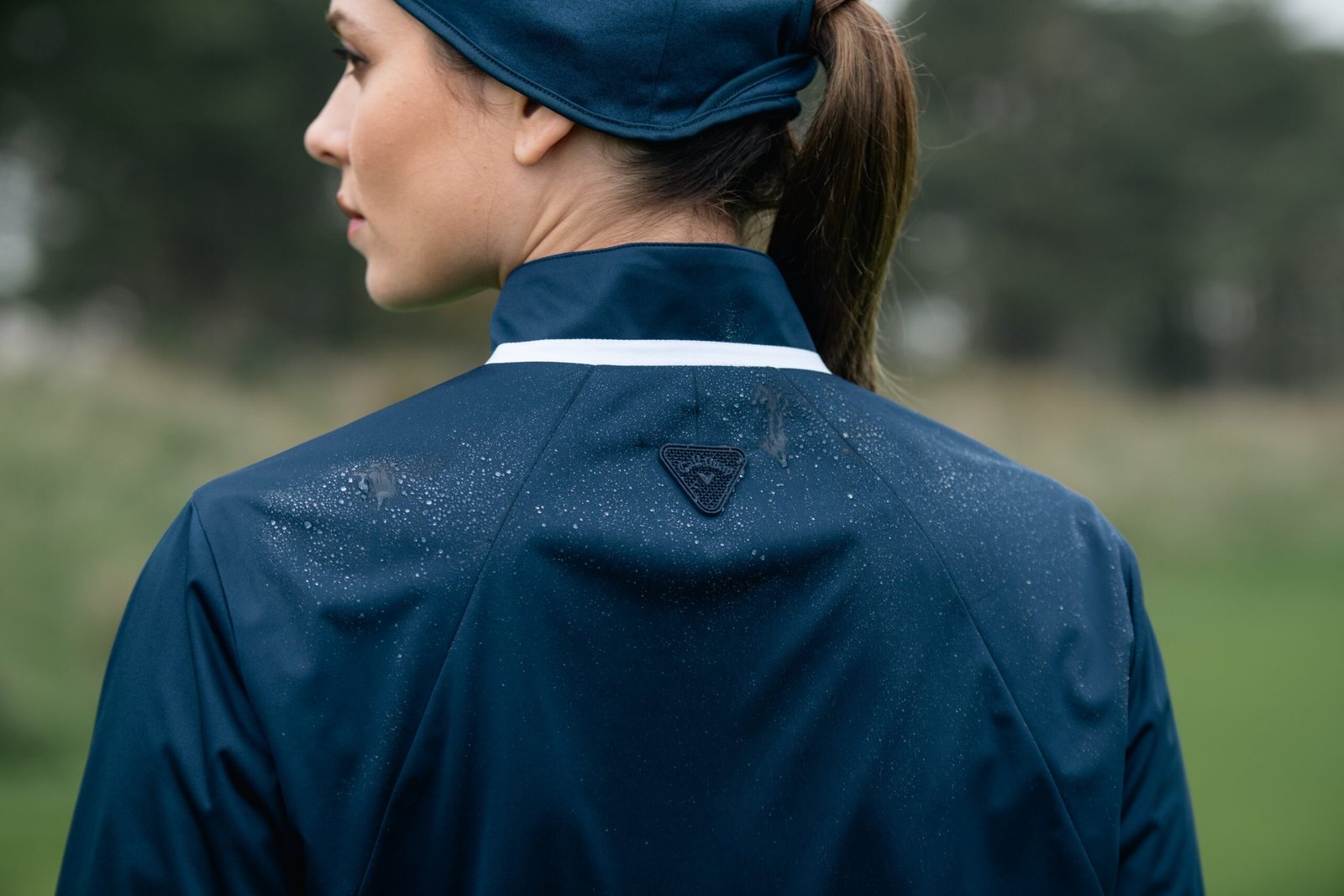 Callaway Wind & Water Resistant Damenjacke, dunkelblau