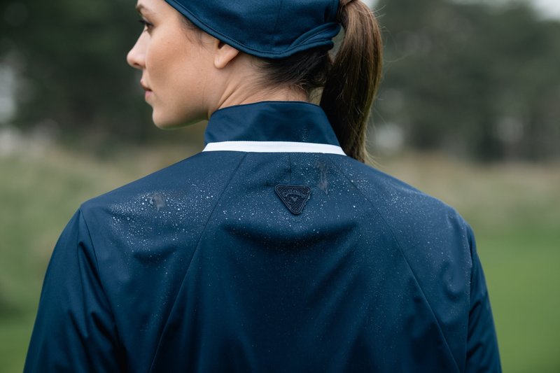 Callaway Wind & Water Resistant Damenjacke, dunkelblau