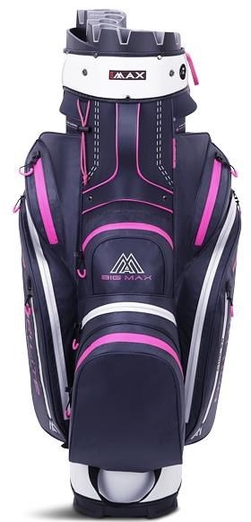 Big Max Dri Lite Silencio 2 Organizer Cartbag, steel blue/silber/fuchsia