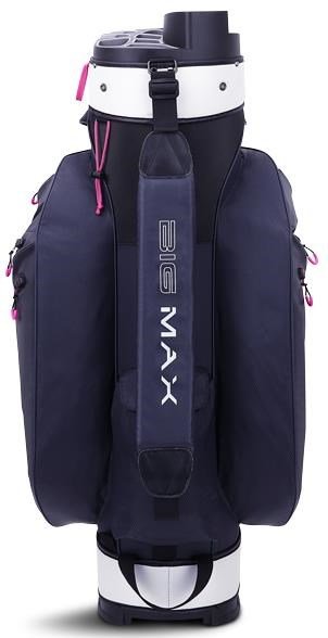 Big Max Dri Lite Silencio 2 Organizer Cartbag, steel blue/silber/fuchsia
