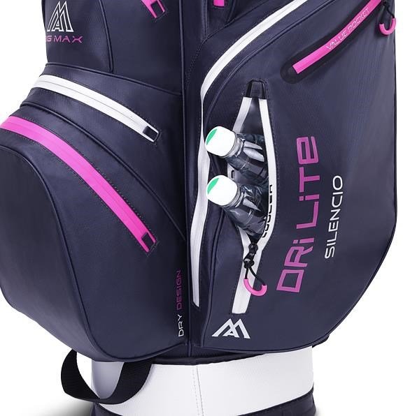 Big Max Dri Lite Silencio 2 Organizer Cartbag, steel blue/silber/fuchsia