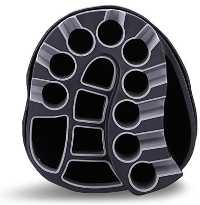 Big Max Dri Lite Silencio 2 Organizer Cartbag, steel blue/silber/fuchsia