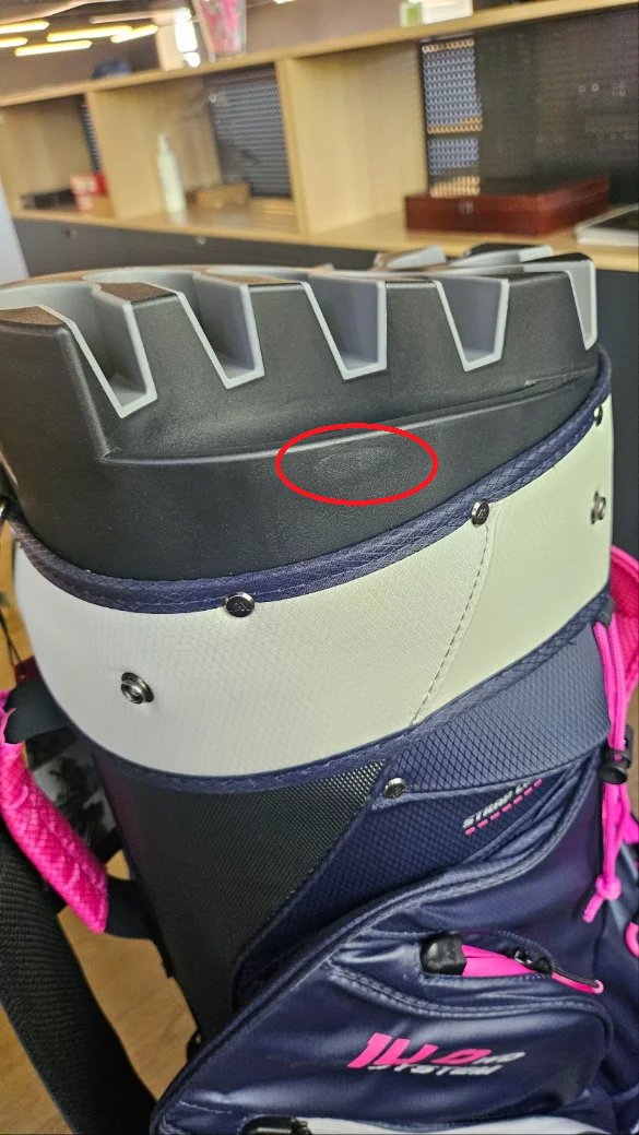 Big Max Dri Lite Silencio 2 Organizer Cartbag, steel blue/silber/fuchsia