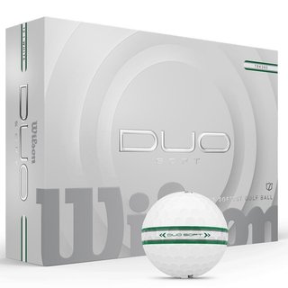 Wilson Duo Soft TRK 360 Golfbälle, weiss/grün