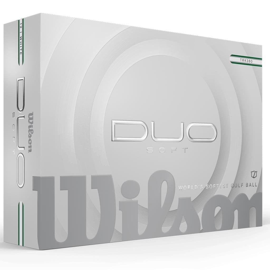 Wilson Duo Soft TRK 360 Golfbälle, weiss/grün