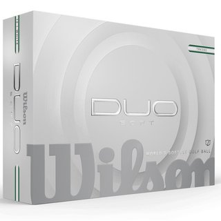 Wilson Duo Soft TRK 360 Golfbälle, weiss/grün