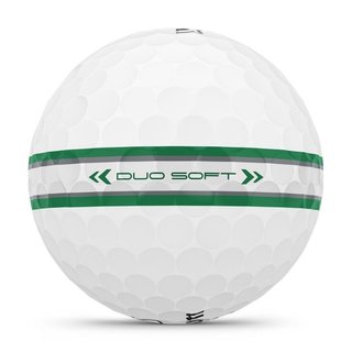 Wilson Duo Soft TRK 360 Golfbälle, weiss/grün