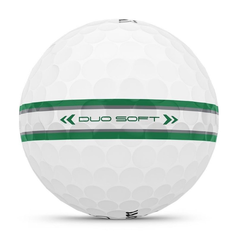 Wilson Duo Soft TRK 360 Golfbälle, weiss/grün