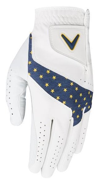 Callaway Fusion Ryder Cup Europe Herren Golfhandschuh, weiß