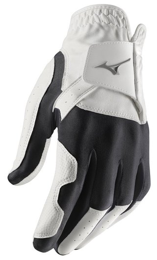 Mizuno Stretch Herren Handschuh, weiss/schwarz