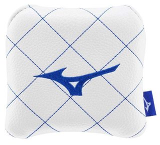 Mizuno Quilted Putter Mallet Headcover, weiss