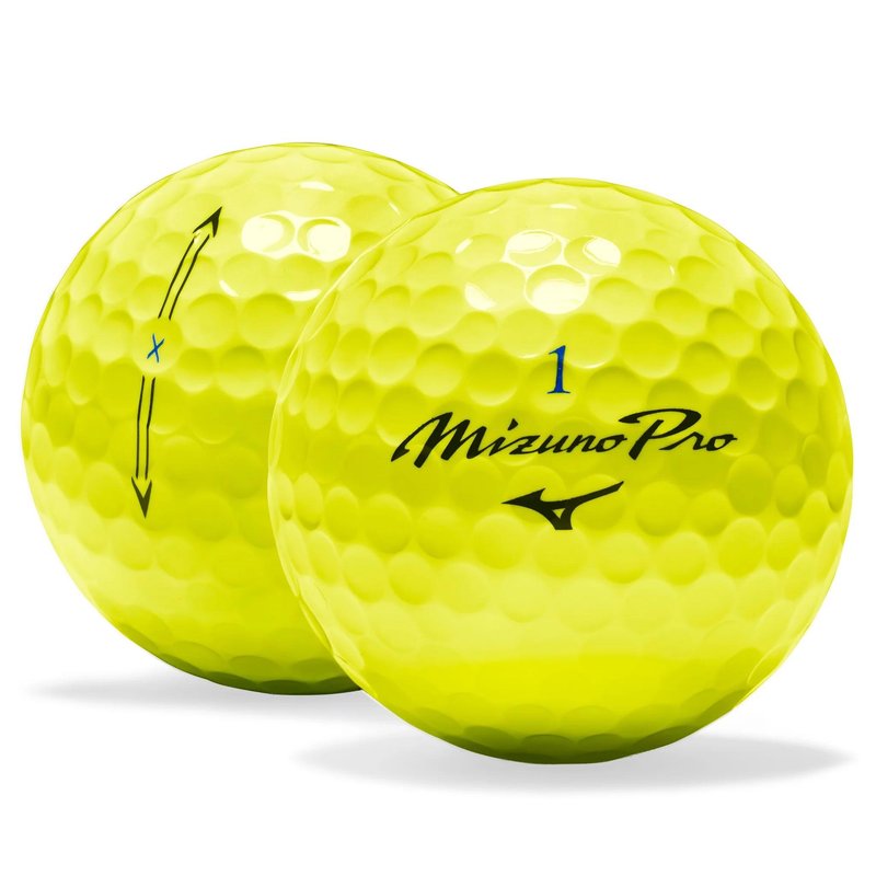 Mizuno Pro X Golfbälle, gelb
