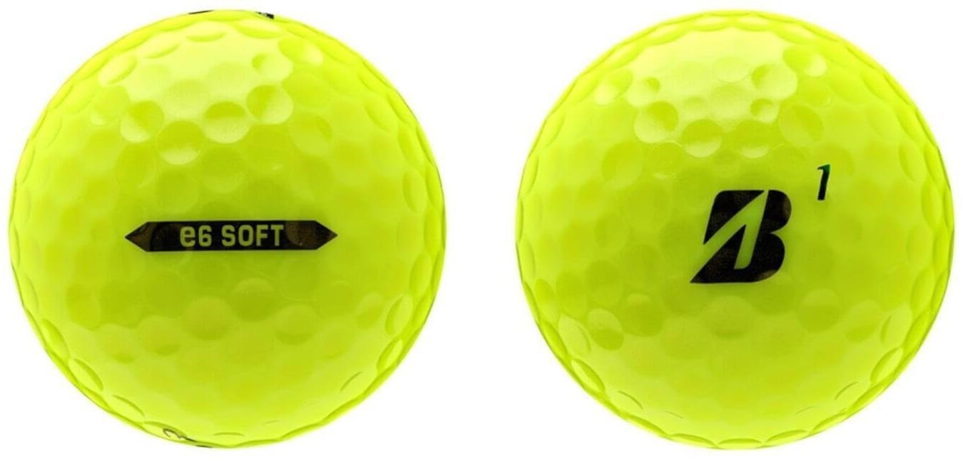 Bridgestone e6 Soft Golfbälle, gelb