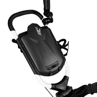 TriLite T-Flash golftrolley, weiss/schwarz, Carbon-Dekor