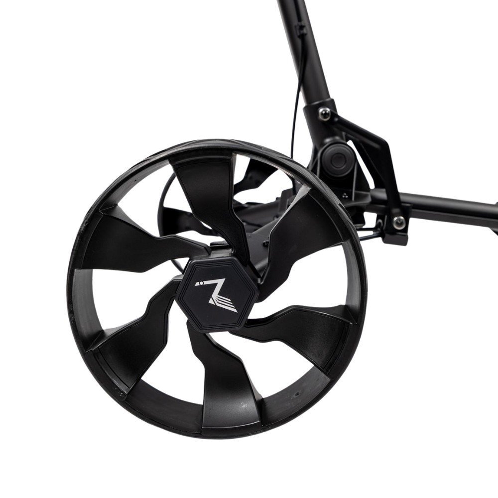 TriLite T-Flash golftrolley, schwarz, Carbon-Dekor