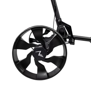 TriLite T-Flash golftrolley, schwarz, Carbon-Dekor