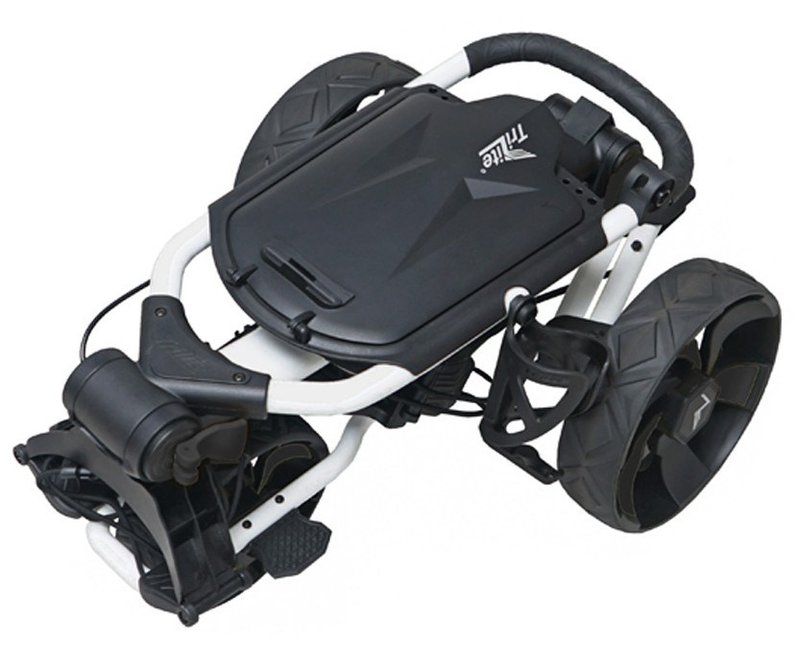 TriLite T-Flash Golftrolley, weiss/schwarz