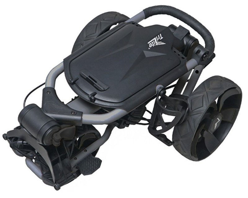 TriLite T-Flash Golftrolley, grau/schwarz