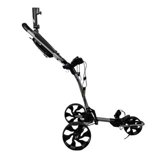 TriLite T-Flash golftrolley, grau/schwarz, Carbon-Dekor