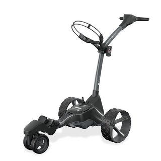 Ausgepackter Motocaddy NEW M7 GPS REMOTE Elektrotrolley