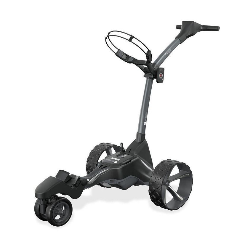 Ausgepackter Motocaddy NEW M7 GPS REMOTE Elektrotrolley