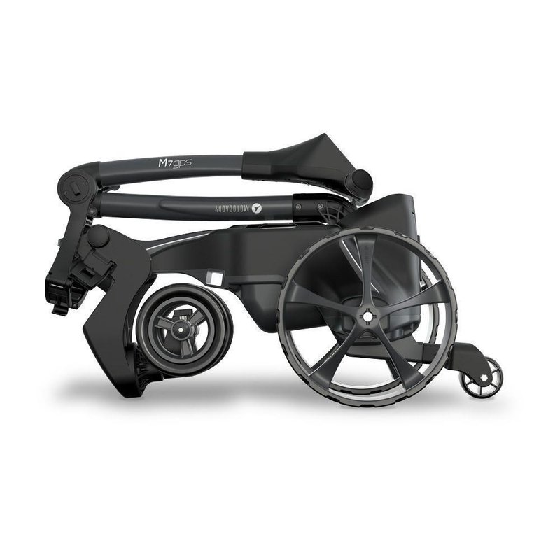 Ausgepackter Motocaddy NEW M7 GPS REMOTE Elektrotrolley