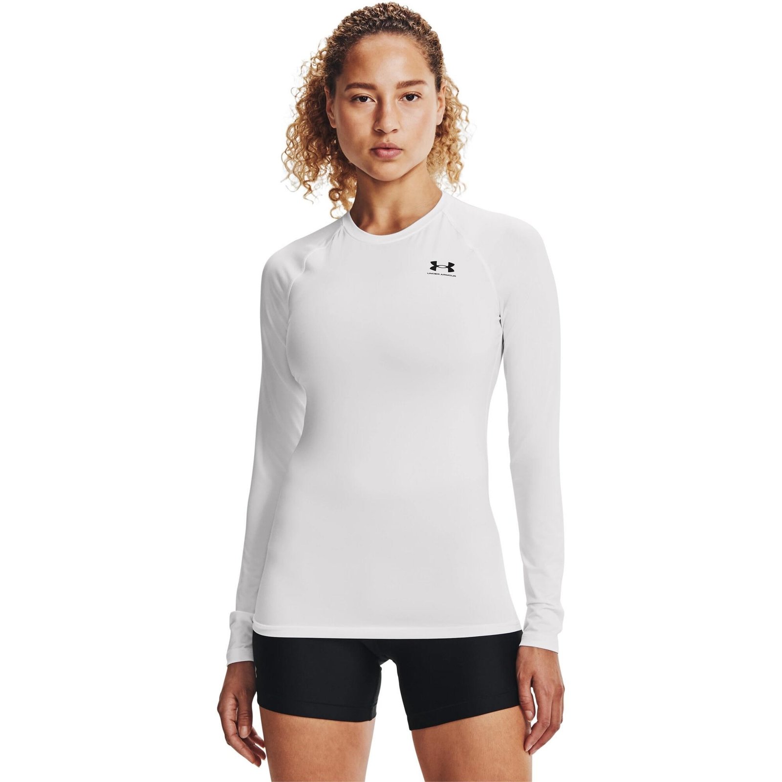 Under Armour HeatGear Compression Damen Top, weiss