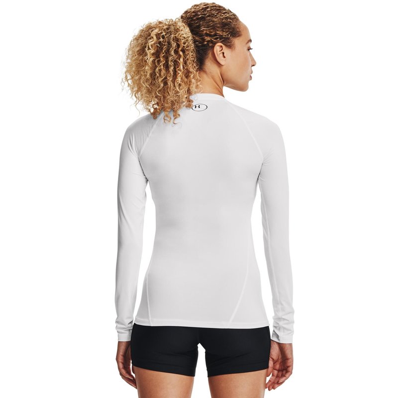 Under Armour HeatGear Compression Damen Top, weiss