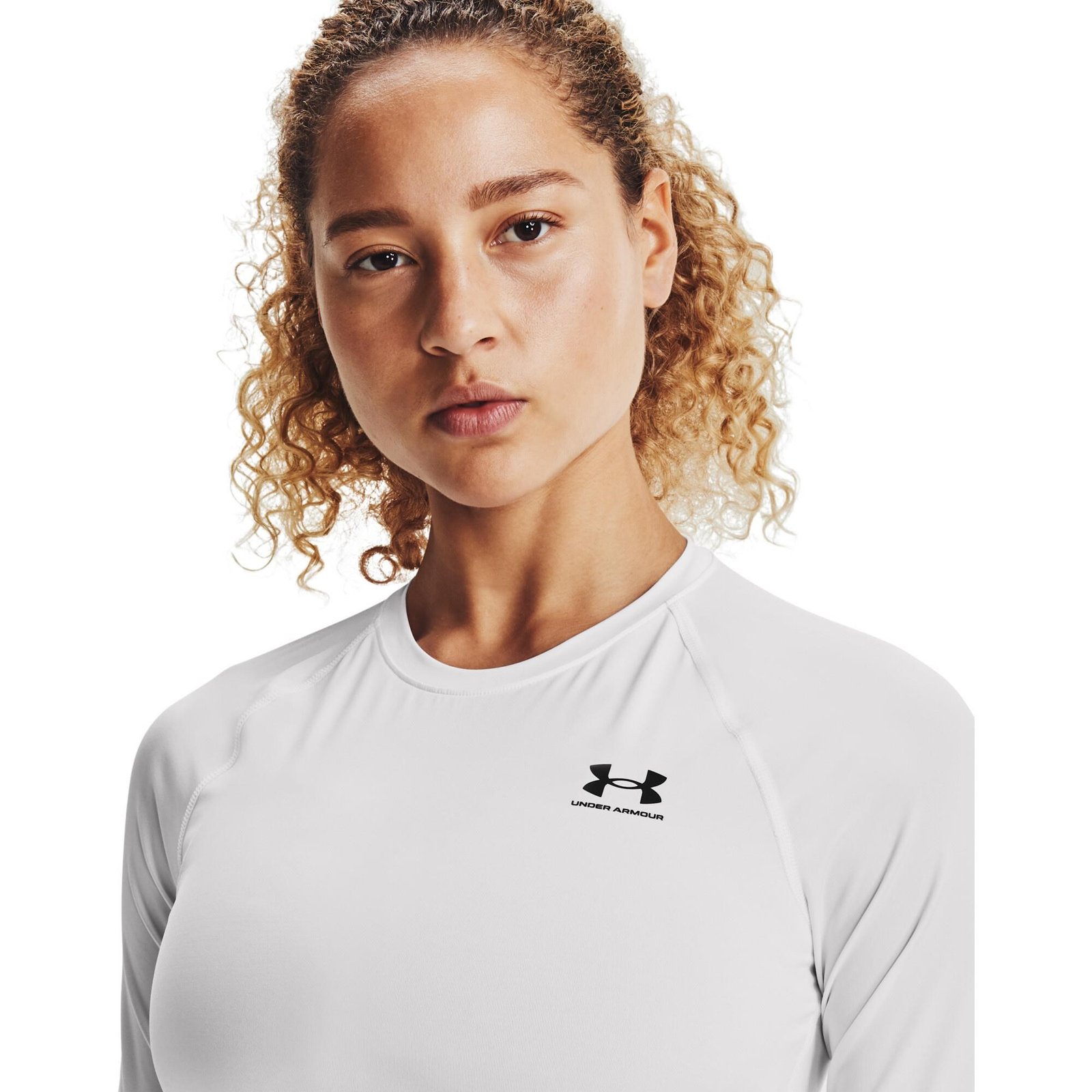 Under Armour HeatGear Compression Damen Top, weiss