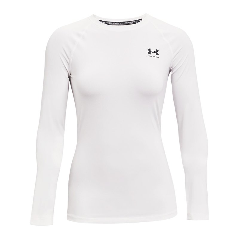 Under Armour HeatGear Compression Damen Top, weiss
