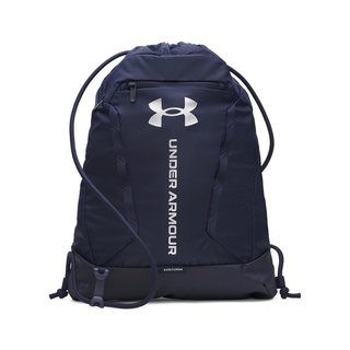 Under Armour Hustle Sackpack, Midnight Navy/Metallic Silver