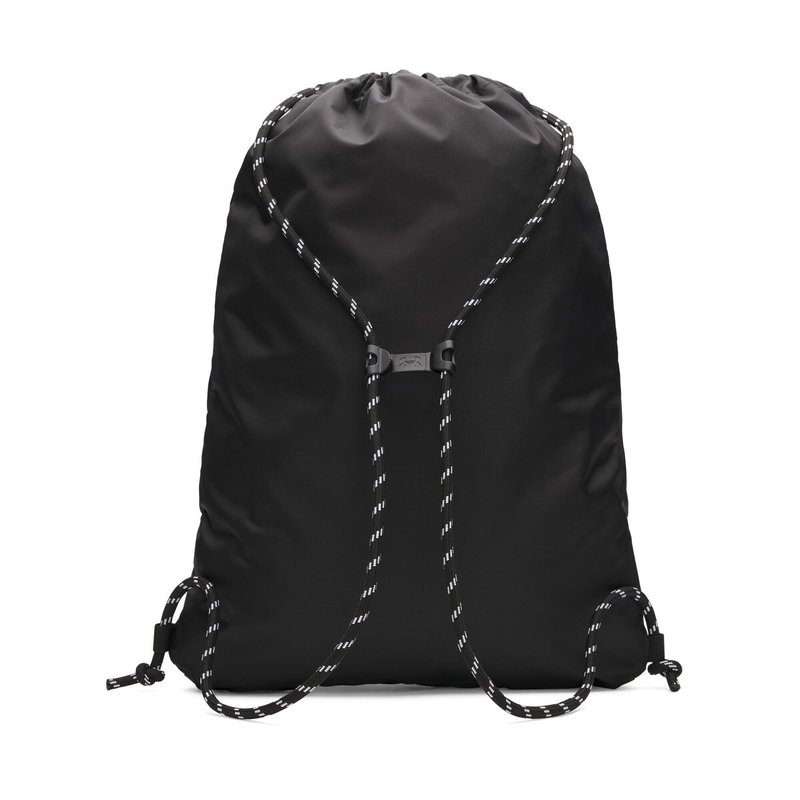 Under Armour Hustle Sackpack Tasche, schwarz