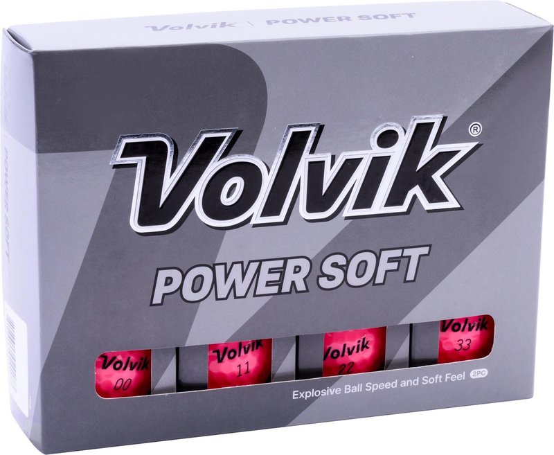 Volvik Power Soft Golfbälle, rosa