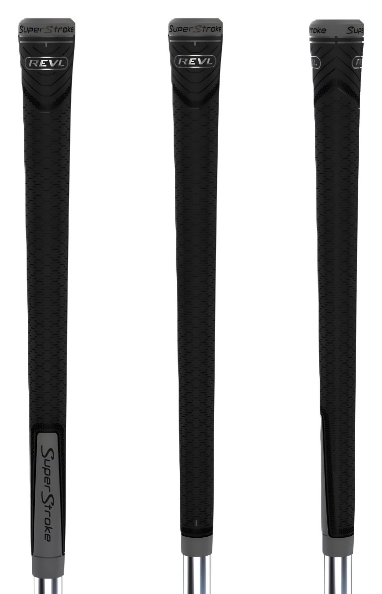 Superstroke REVL Player Club Griff, Standard, schwarz/grau